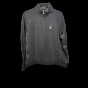 SPYDER Mens Zippered Fleece Winter Pullover